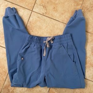 Figs high waisted ceil blue joggers